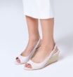 Anabela Couro Off White - imagem 2