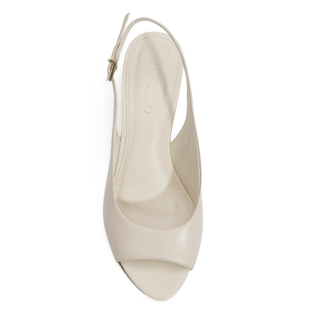Anabela Couro Off White - imagem 6
