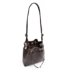 Bolsa Bucket Couro Marrom Escuro - imagem 4