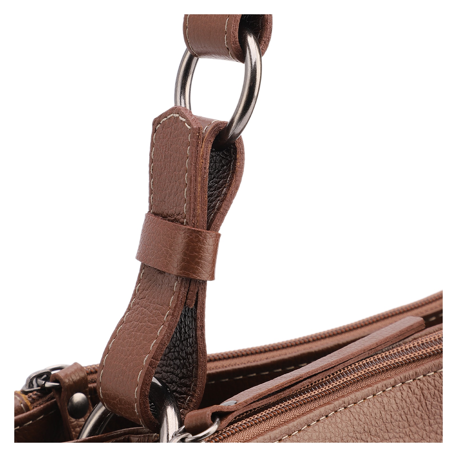 Bolsa Bucket Grande Couro Marrom