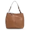 Bolsa Bucket Grande Couro Marrom Claro - imagem 1