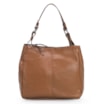 Bolsa Bucket Grande Couro Marrom Claro - imagem 1