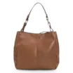 Bolsa Bucket Grande Couro Marrom Claro - imagem 3