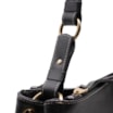 Bolsa Bucket Grande Couro Preto - imagem 6