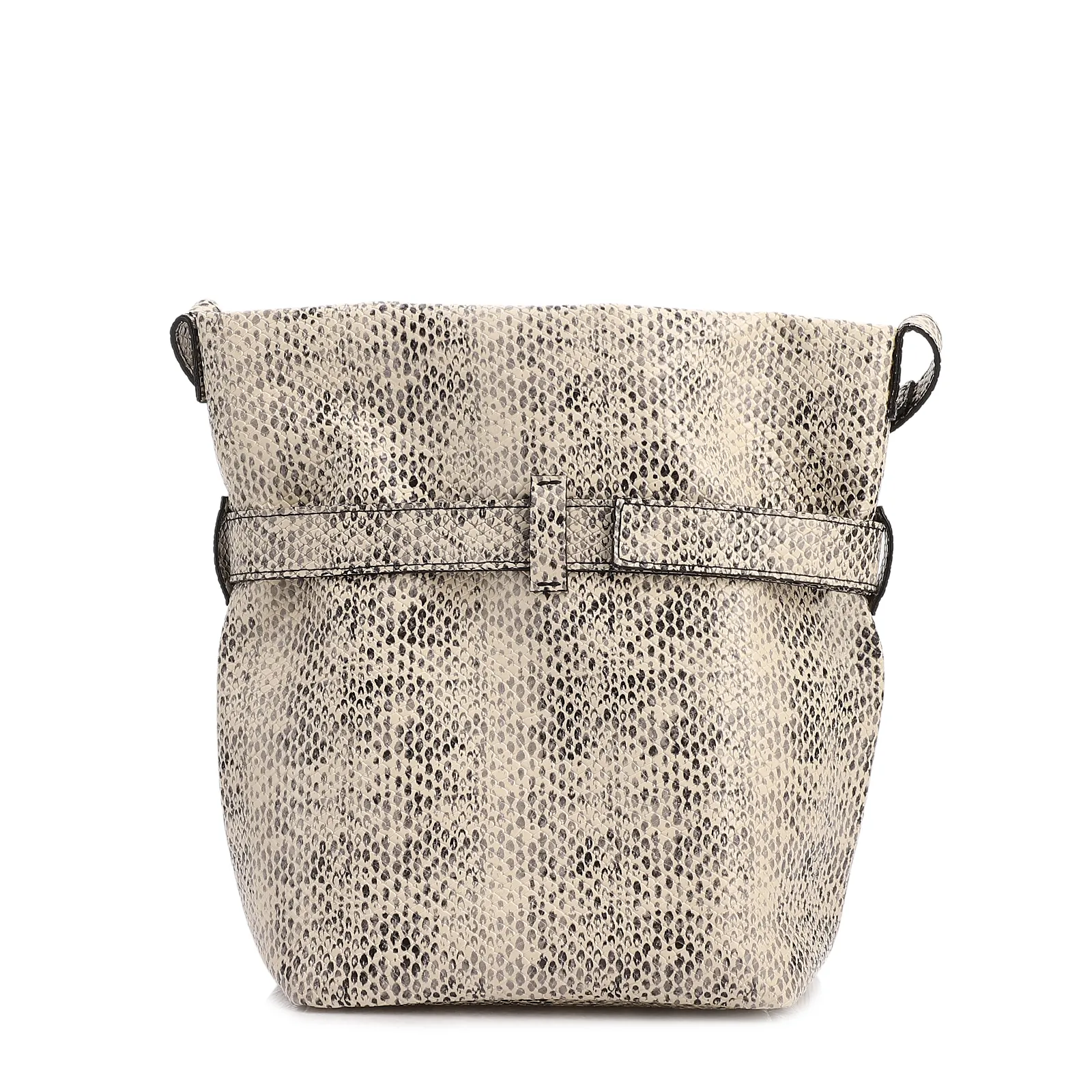 Bolsa Bucket Média Alt Python Aplicação Dourada