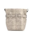 Bolsa Bucket Média Alt Python Aplicação Dourada - imagem 4