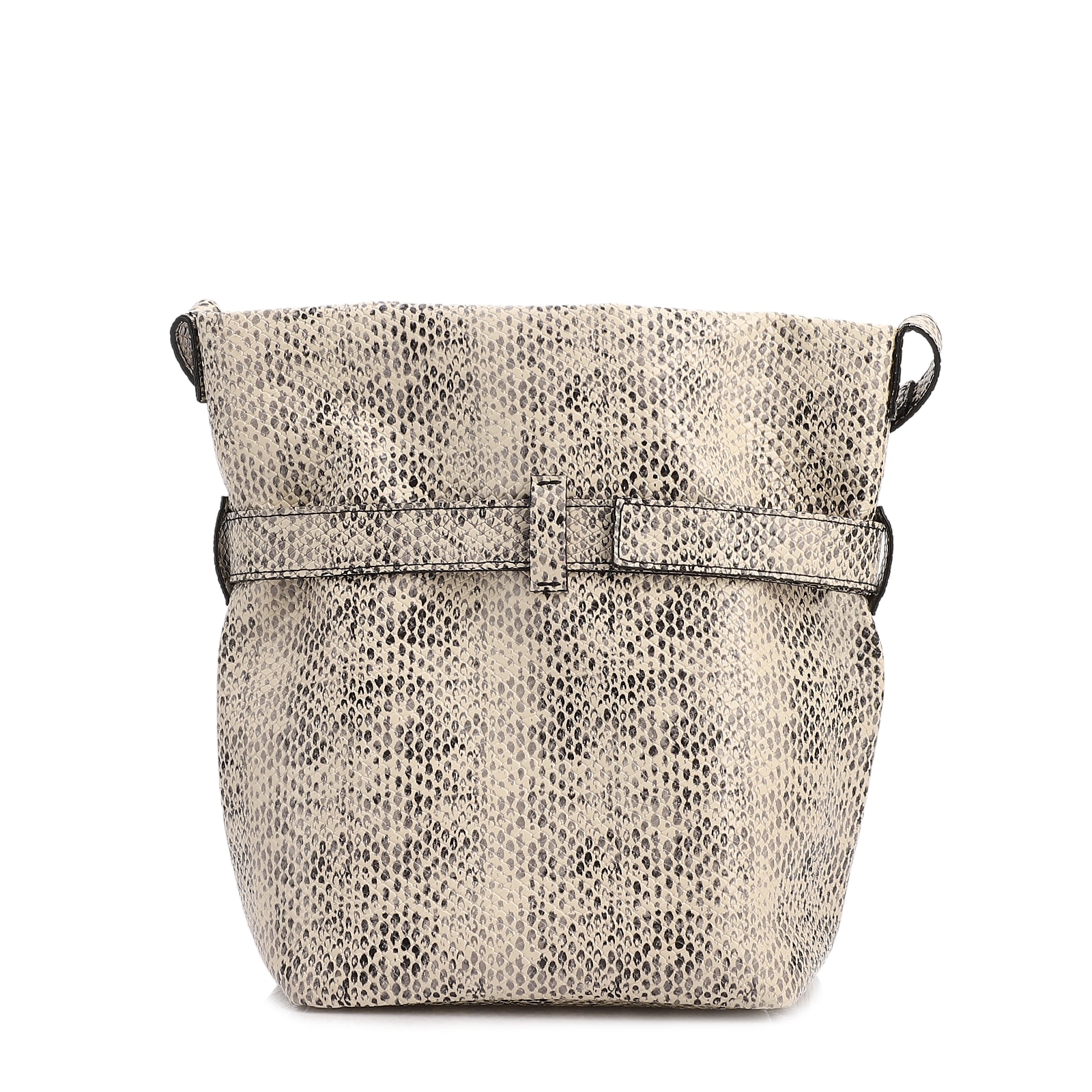 Bolsa Bucket Média Alt Python Aplicação Dourada