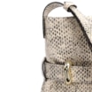 Bolsa Bucket Média Alt Python Aplicação Dourada - imagem 6