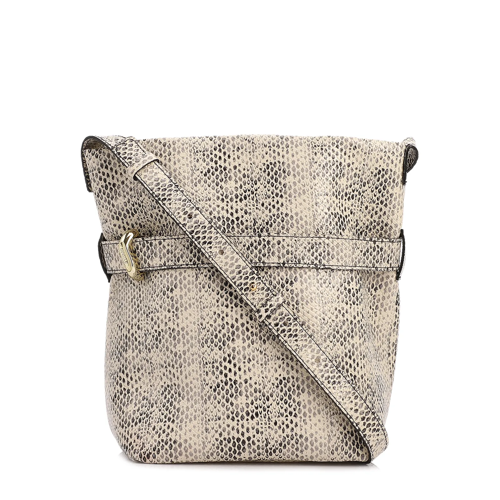 Bolsa Bucket Média Alt Python Aplicação Dourada