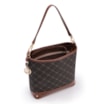 Bolsa Bucket Monograma Alt / Alça Couro Marrom - imagem 4