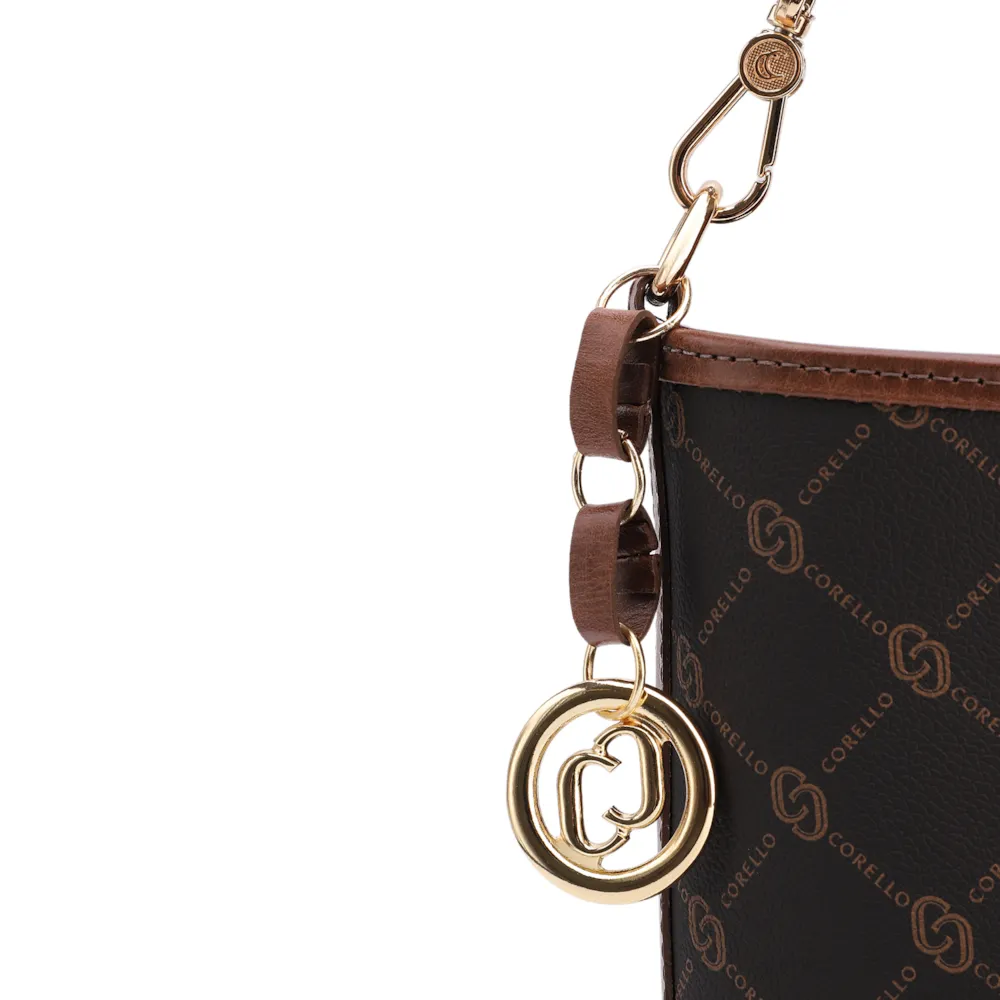 Bolsa Bucket Monograma Alt / Alça Couro Marrom - imagem 6