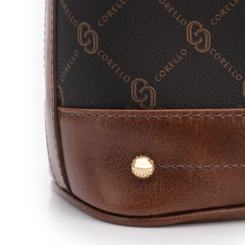 Bolsa Bucket Monograma Alt / Alça Couro Marrom - imagem 7