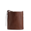 Bolsa Bucket Pequena Couro Antique Marrom Alça Fivela - imagem 3