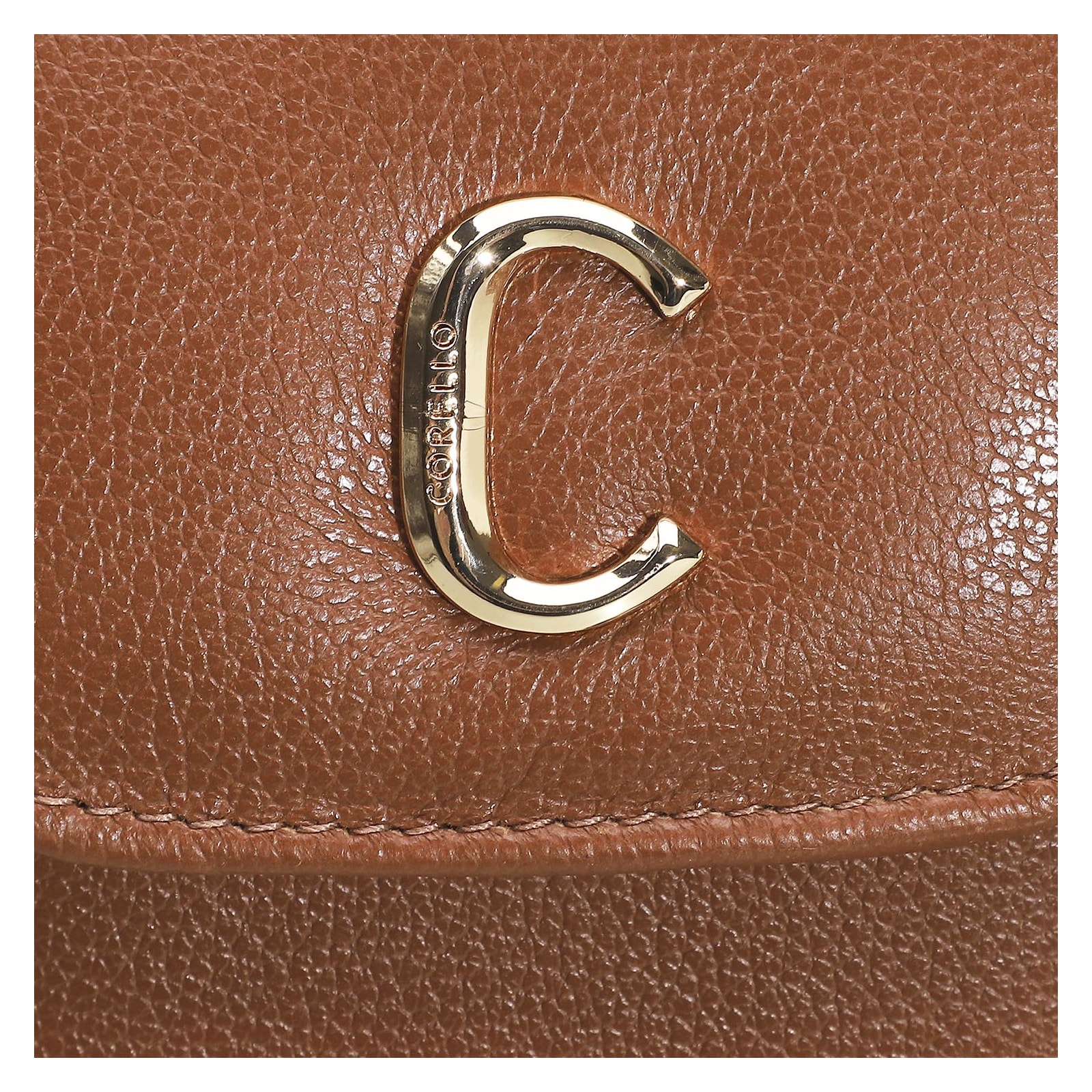 Bolsa Couro Caramelo