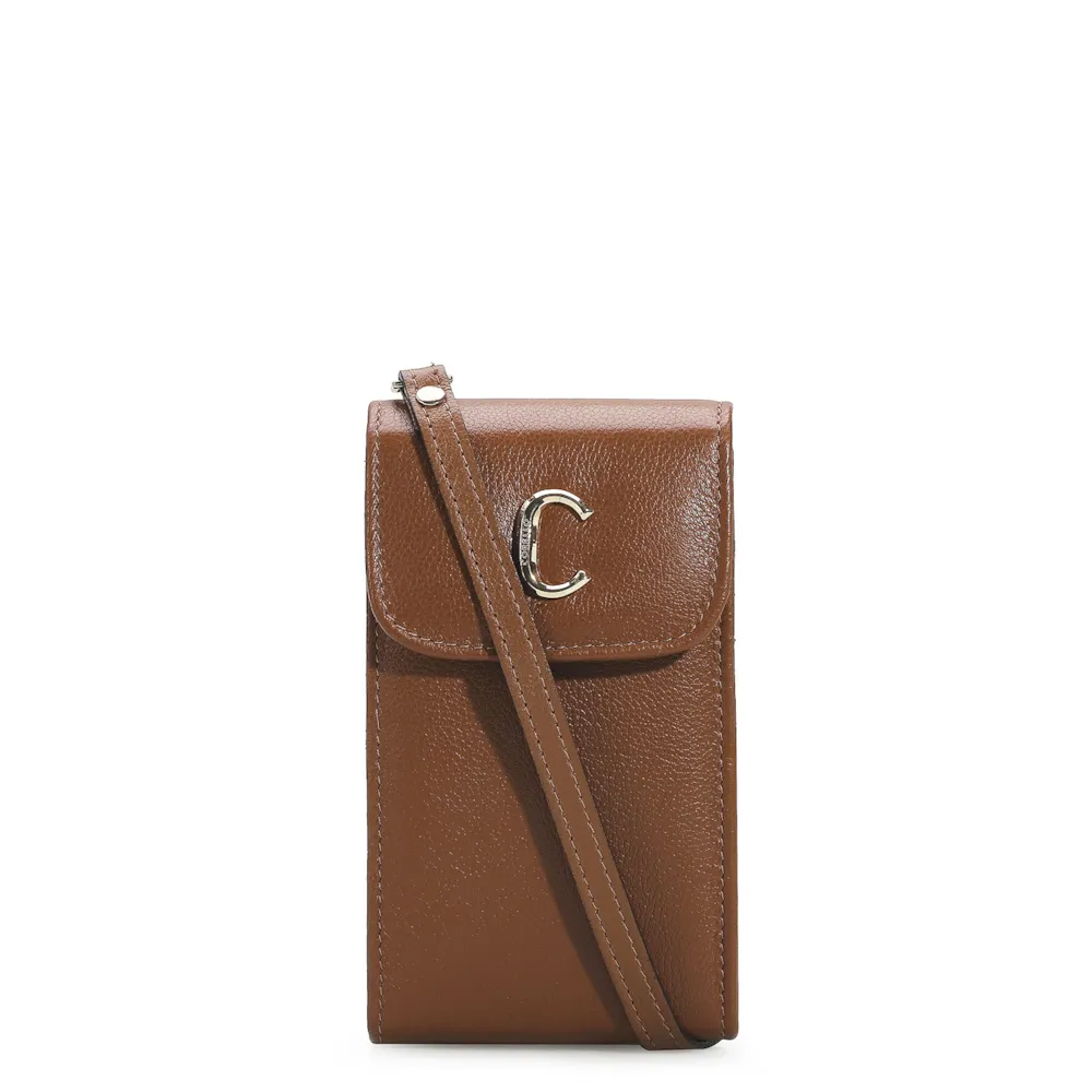 Bolsa Couro Caramelo