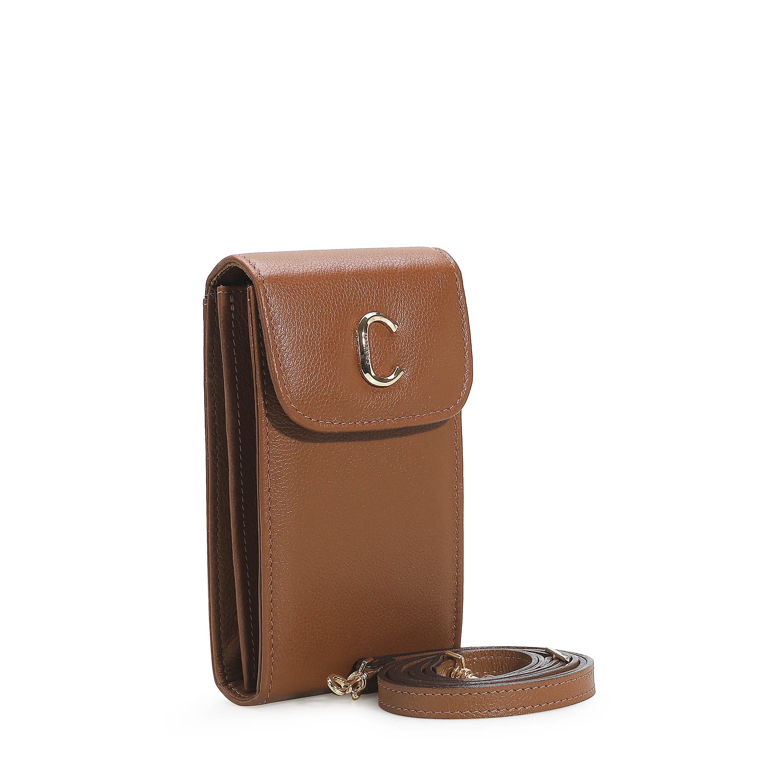 Bolsa Couro Caramelo