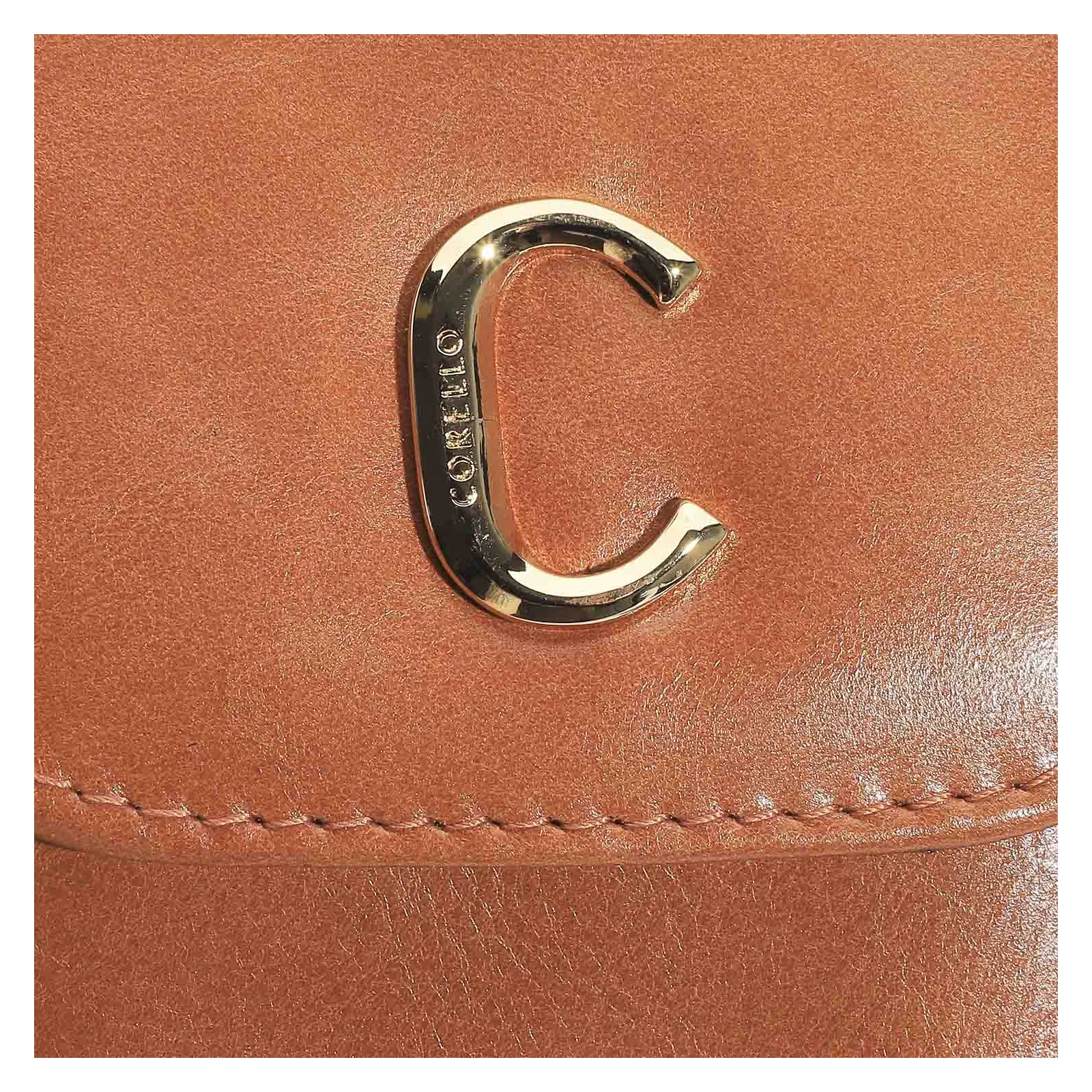Bolsa Couro Caramelo