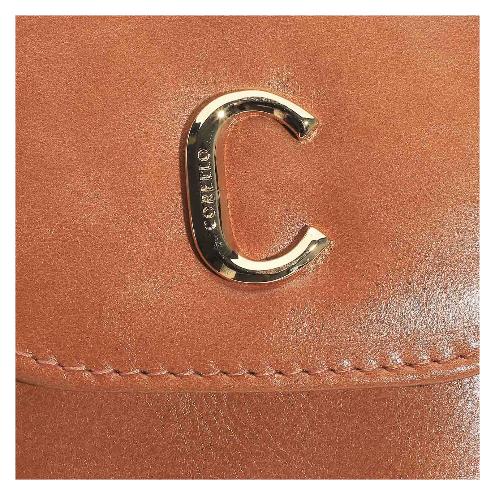 Bolsa Couro Caramelo