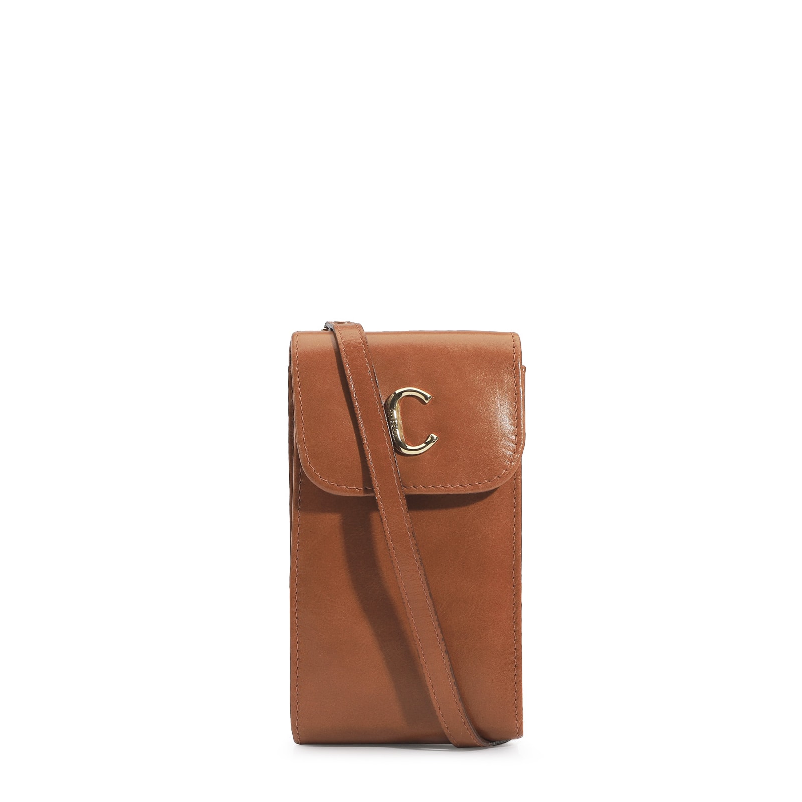 Bolsa Couro Caramelo