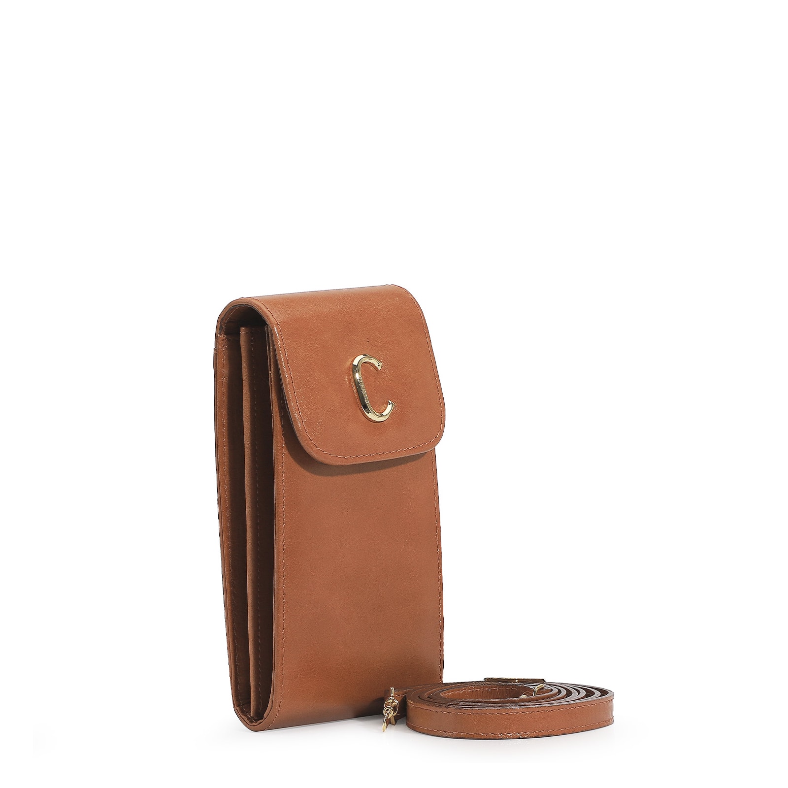 Bolsa Couro Caramelo