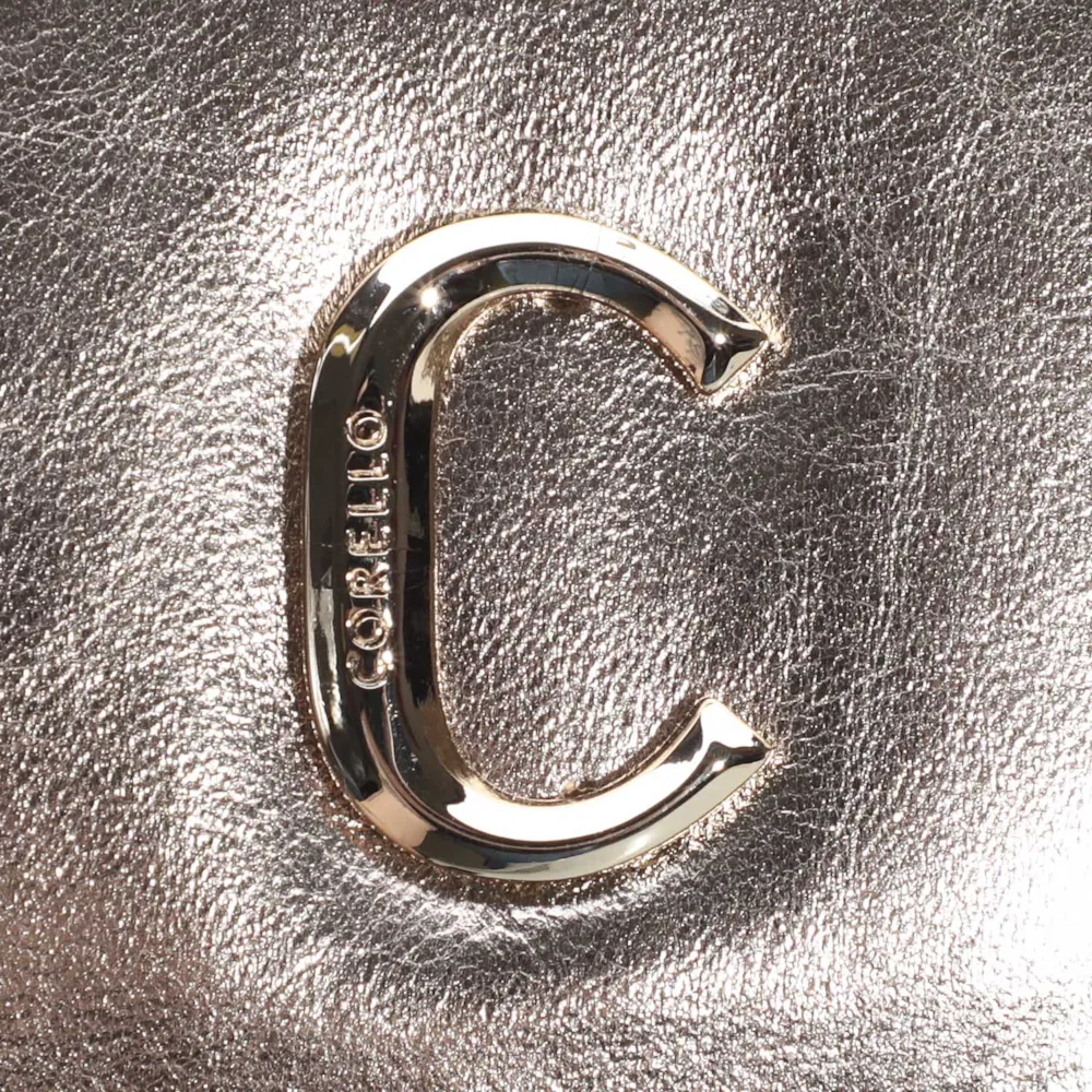 Bolsa Couro Dourado - imagem 4