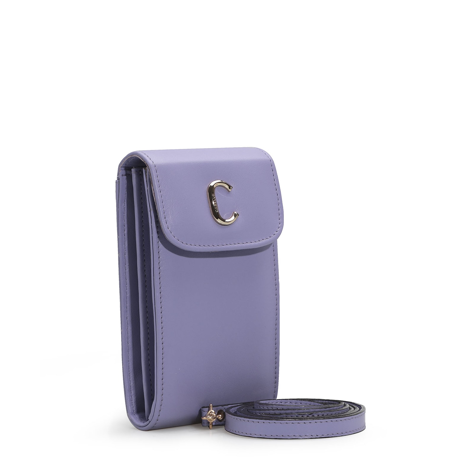 Bolsa Couro Lilás
