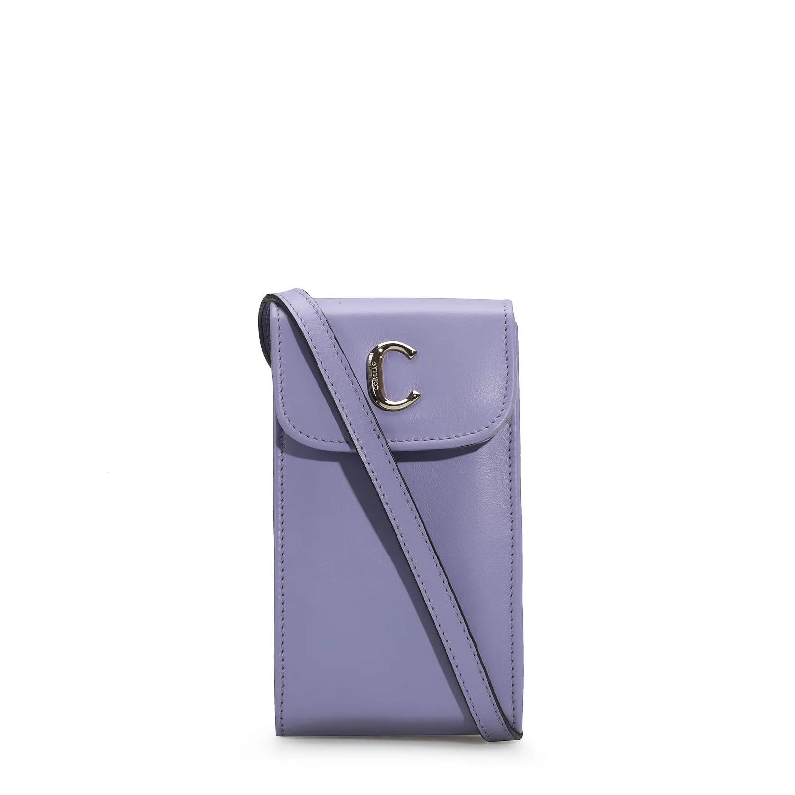 Bolsa Couro Lilás