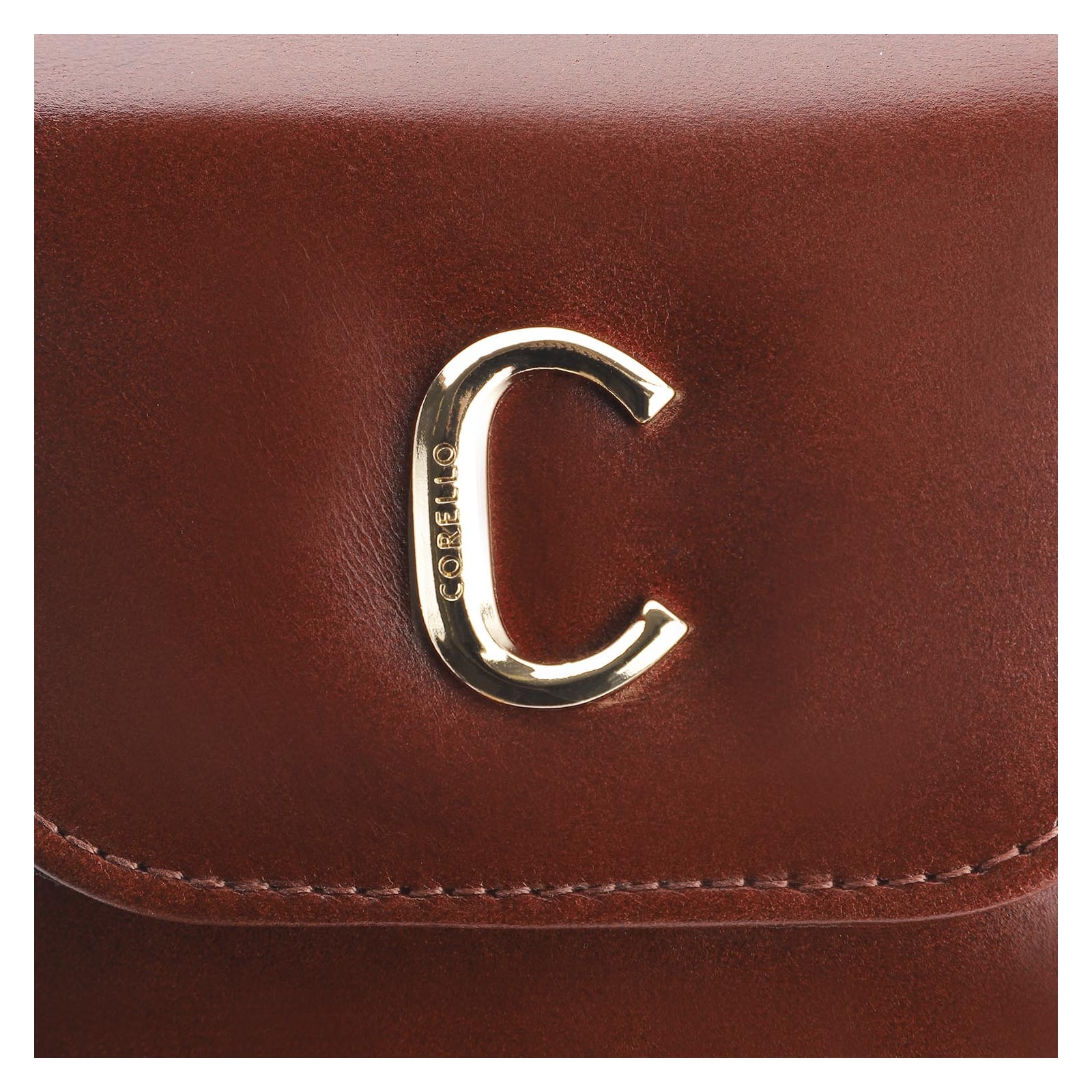 Bolsa Couro Marrom