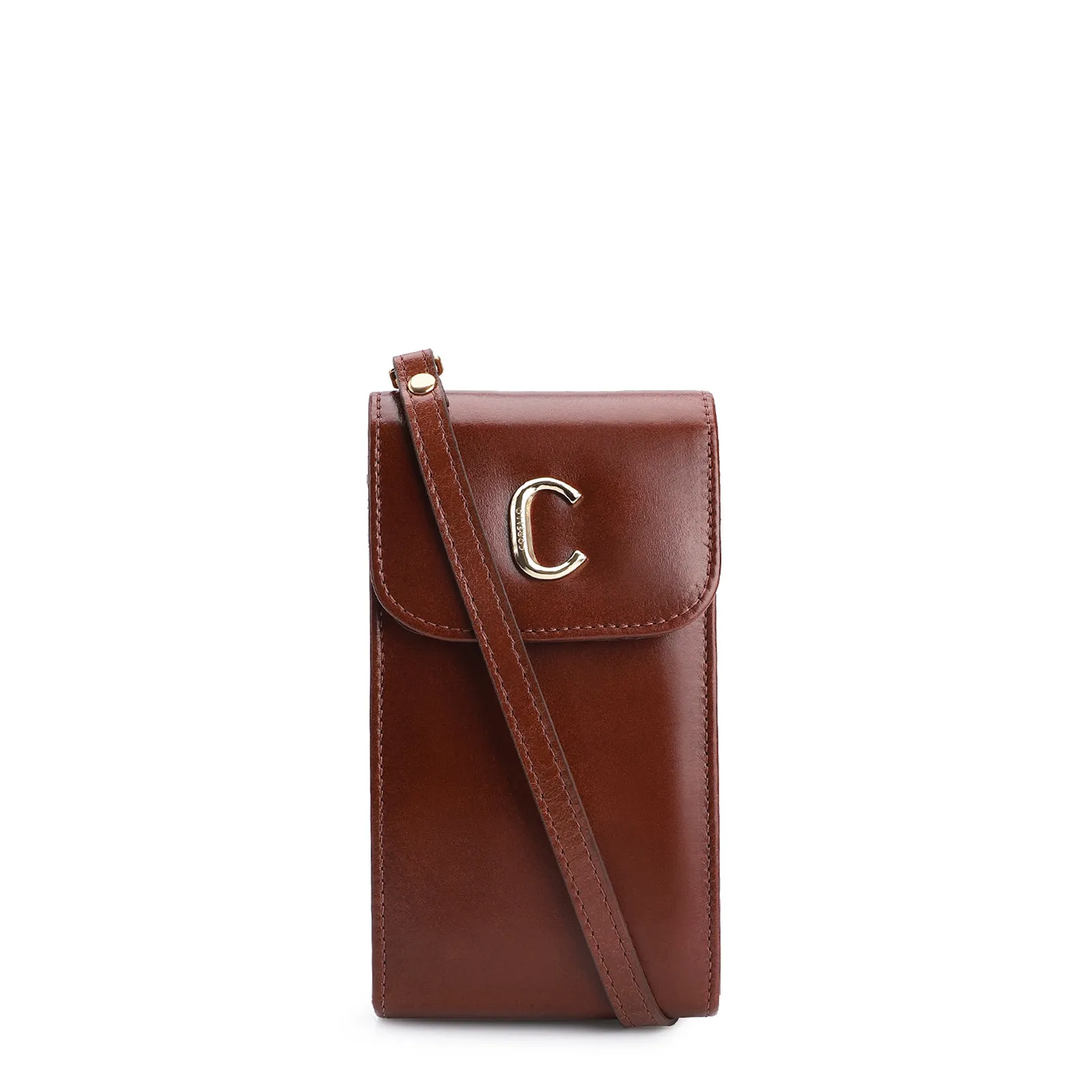 Bolsa Couro Marrom