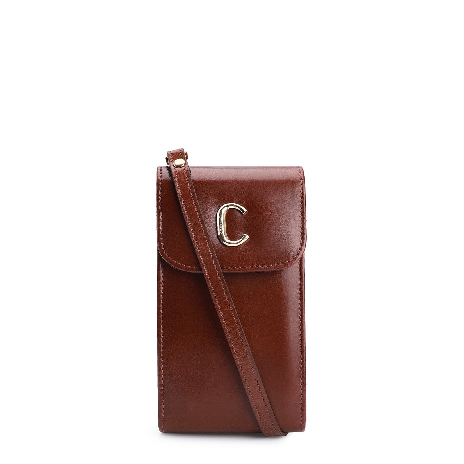 Bolsa Couro Marrom