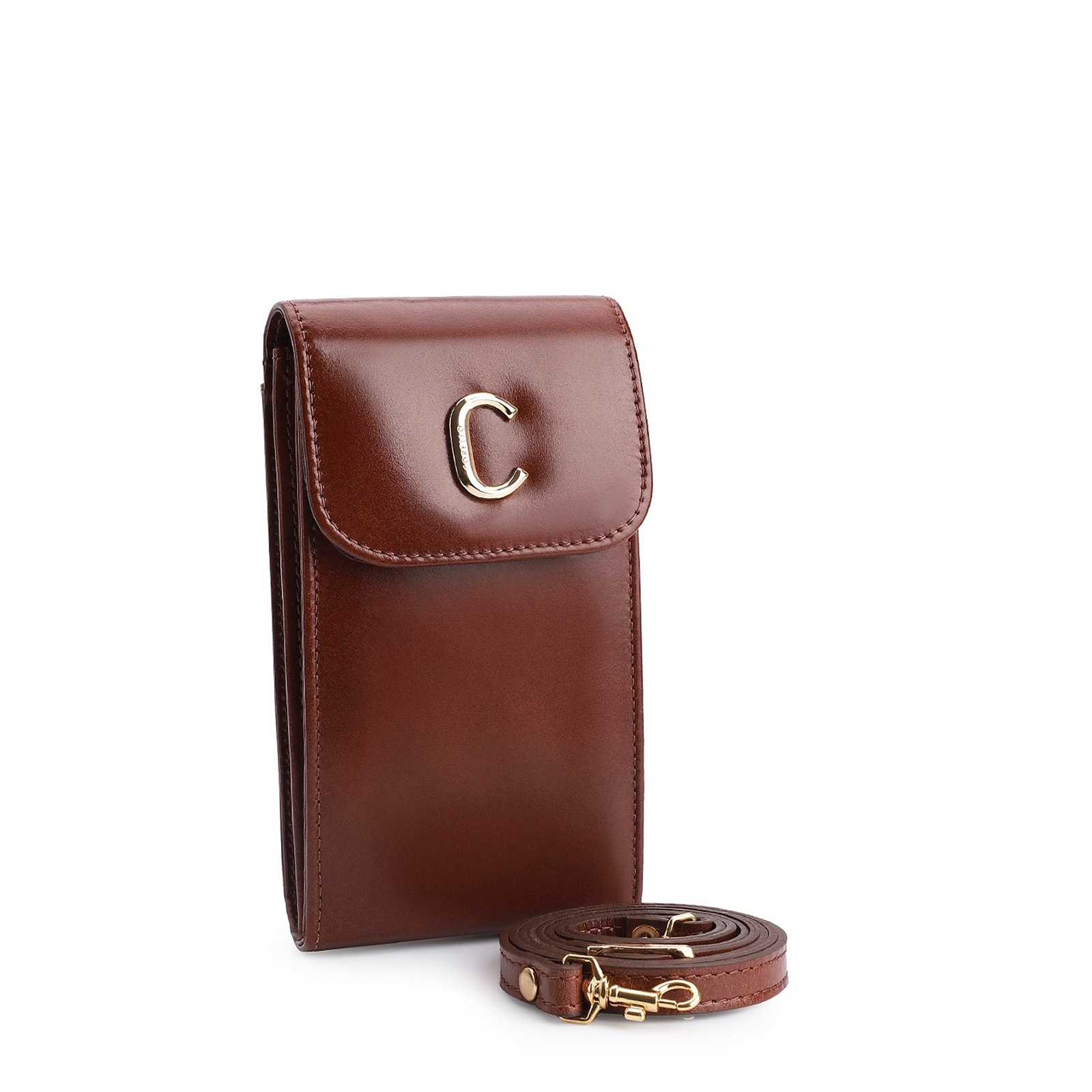 Bolsa Couro Marrom