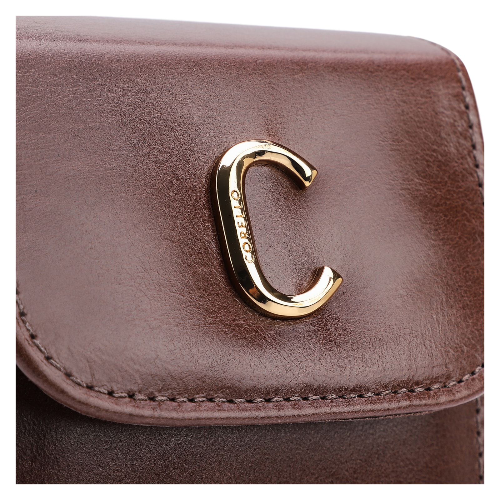 Bolsa Couro Marrom