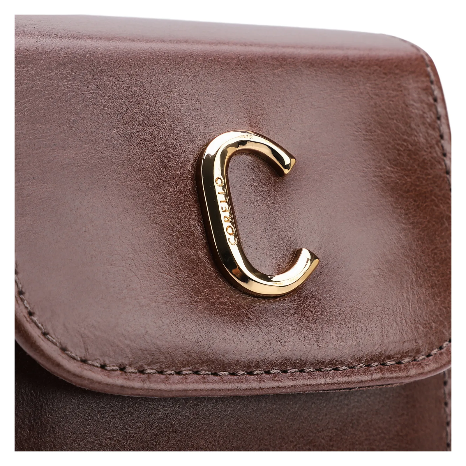 Bolsa Couro Marrom