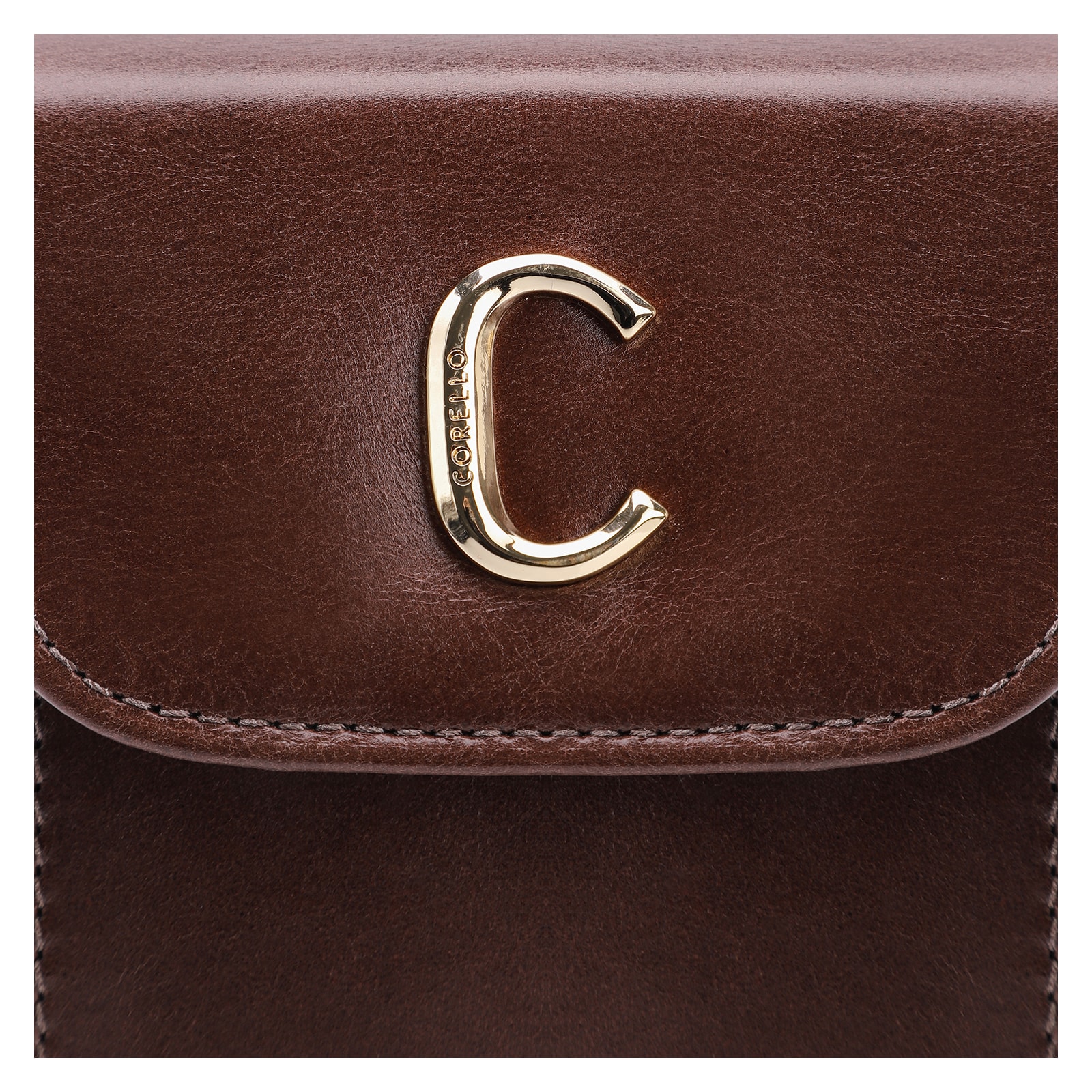 Bolsa Couro Marrom
