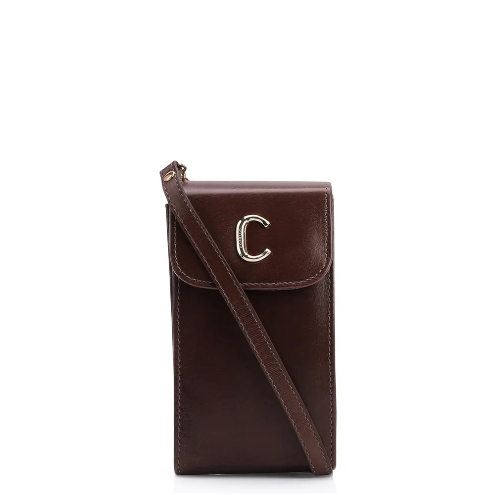 Bolsa Couro Marrom
