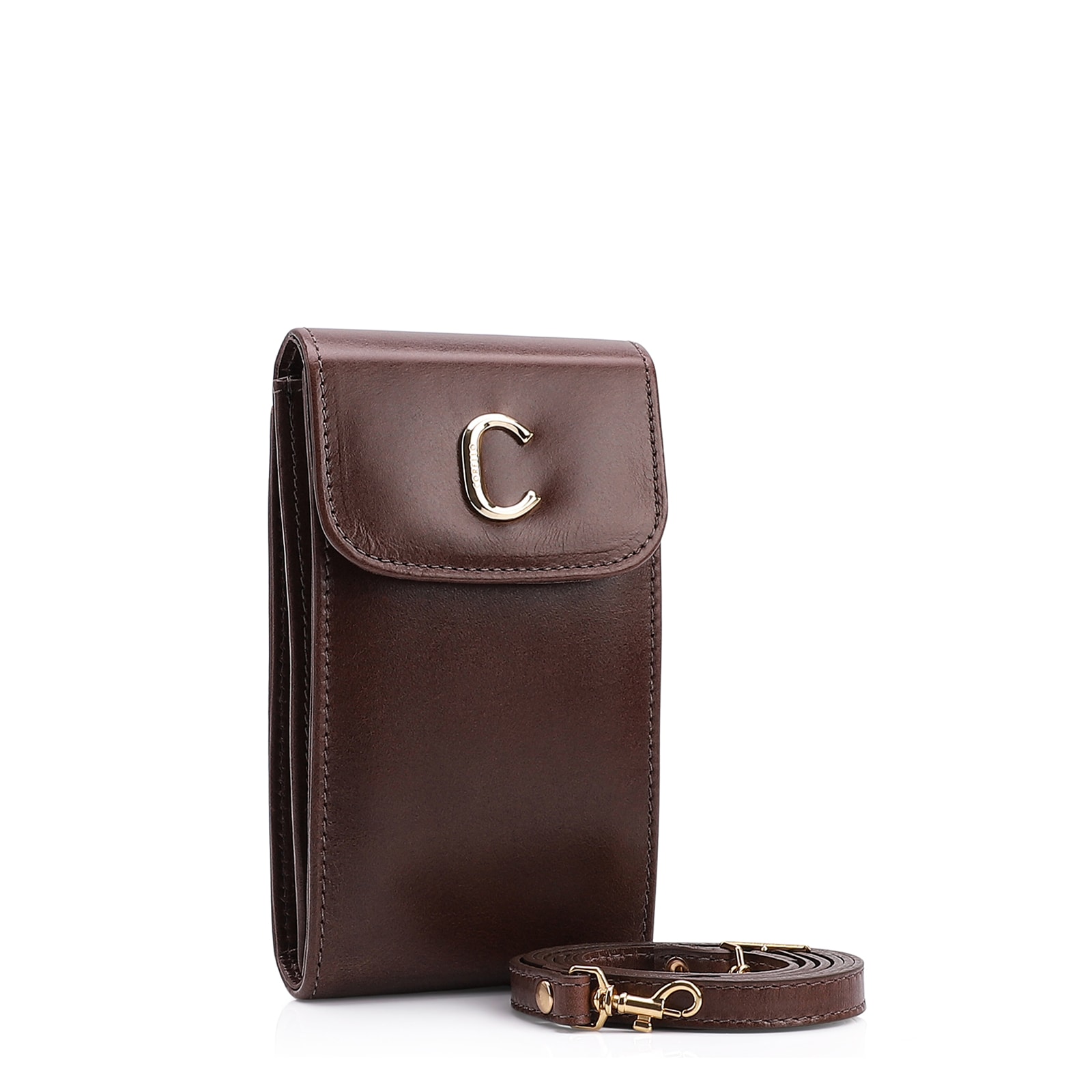 Bolsa Couro Marrom