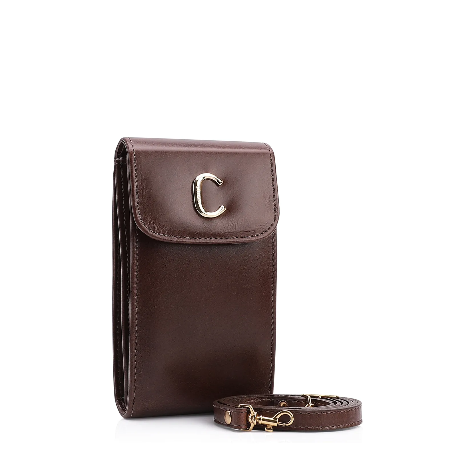 Bolsa Couro Marrom
