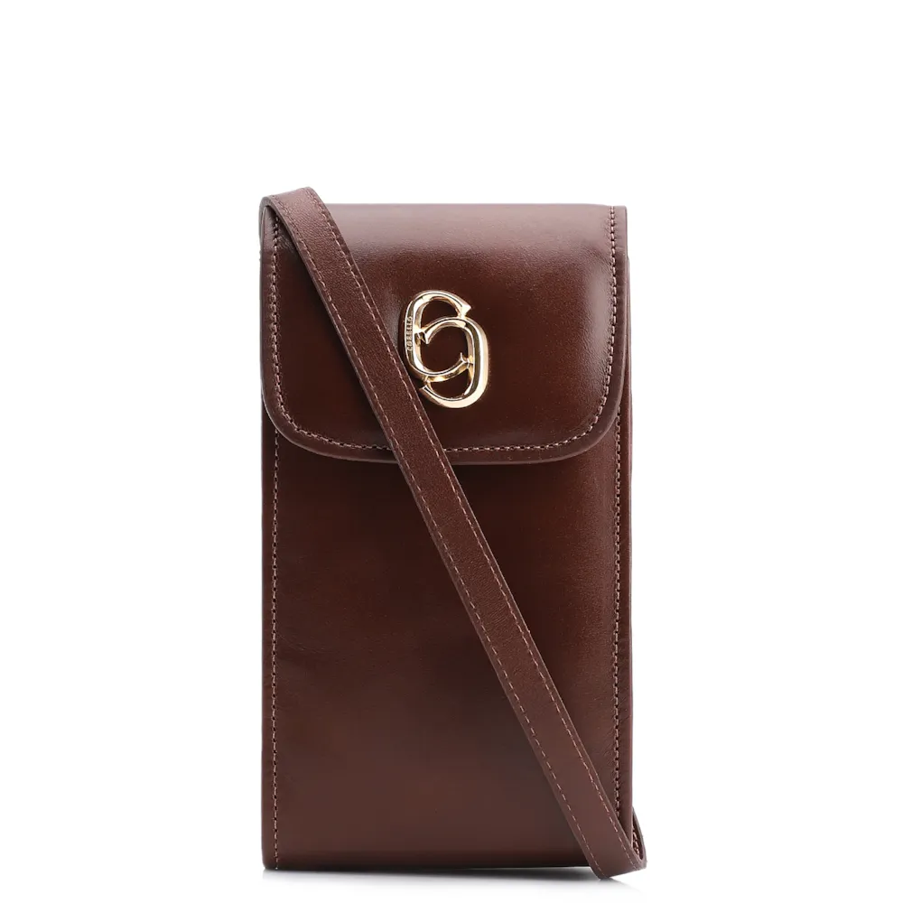 Bolsa Couro Marrom