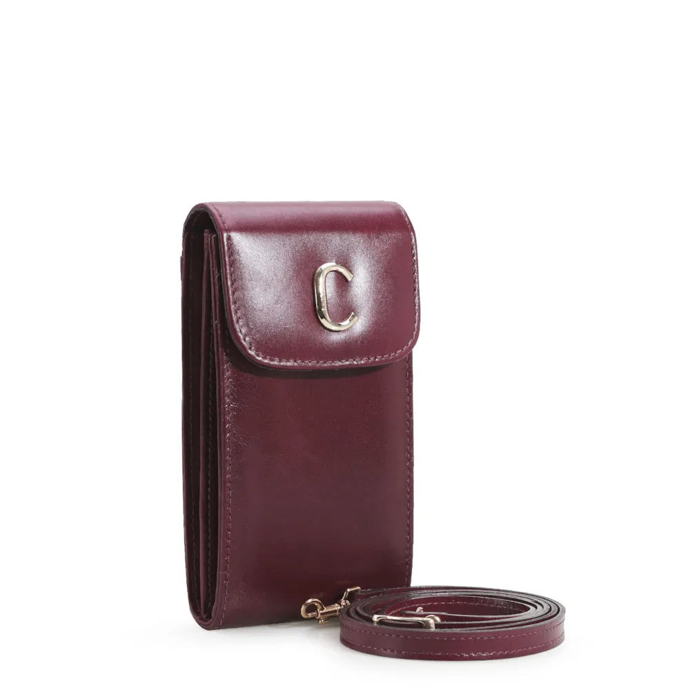Bolsa Couro Vinho - imagem 3