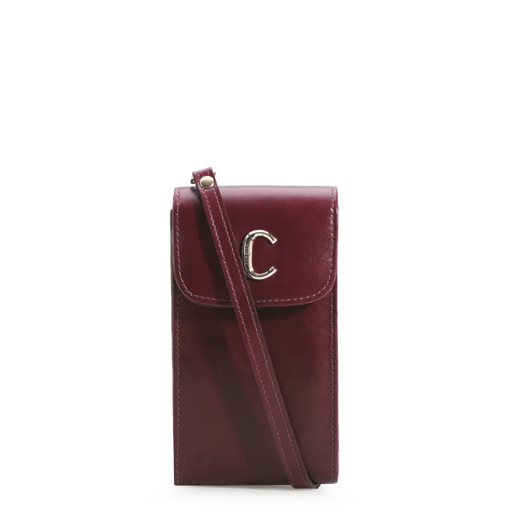 Bolsa Couro Vinho