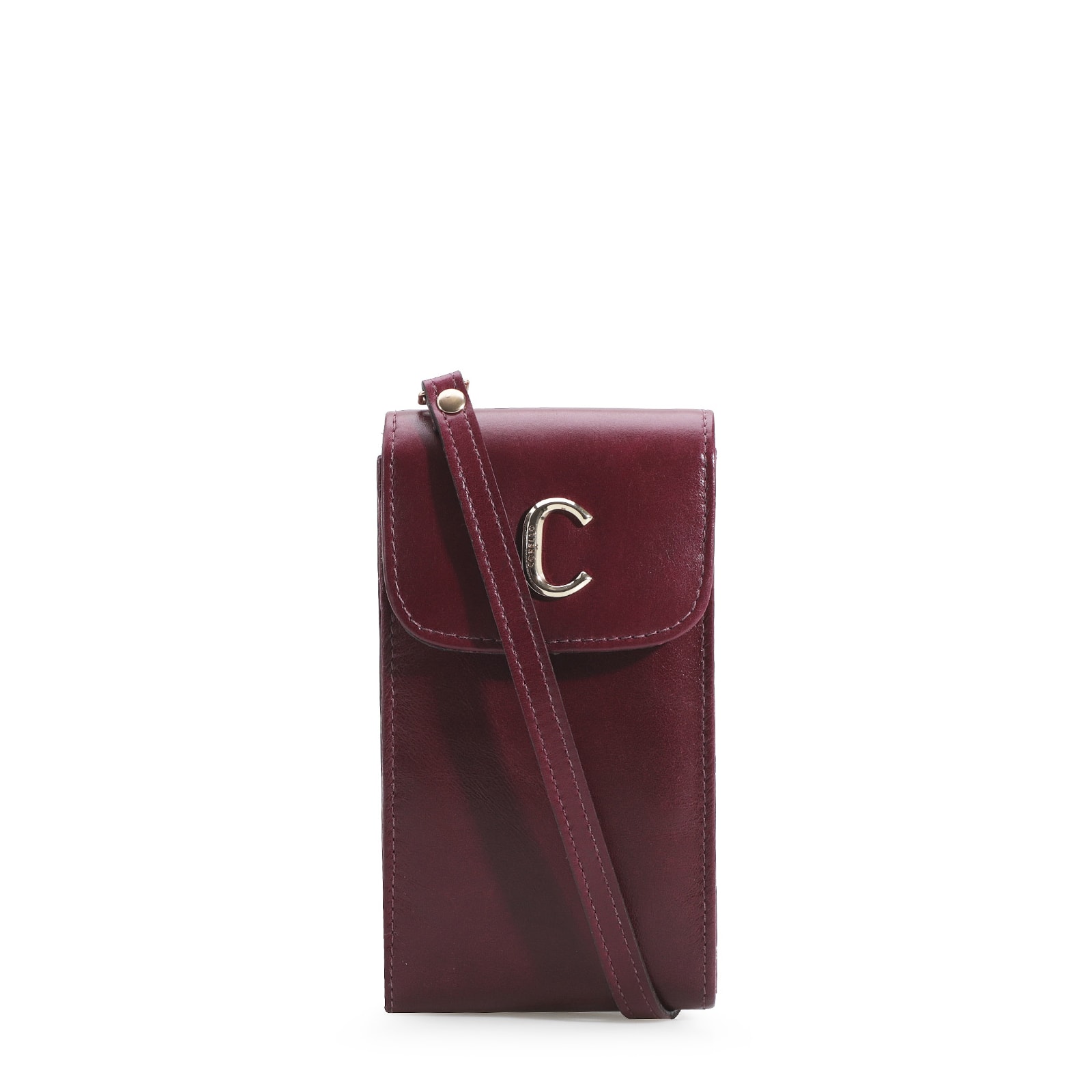 Bolsa Couro Vinho