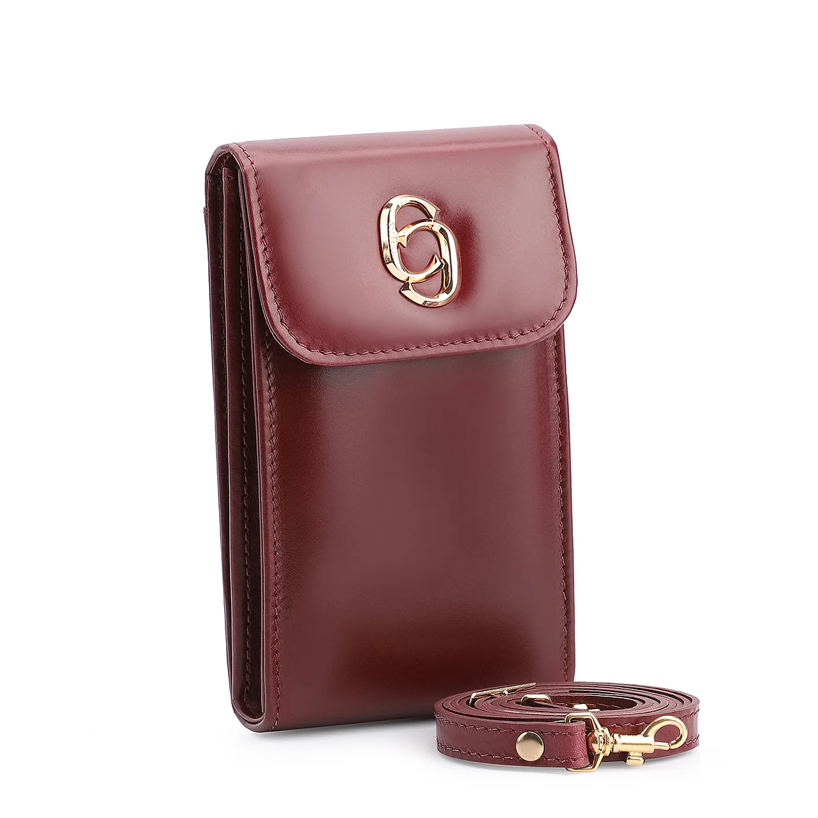 Bolsa Couro Vinho