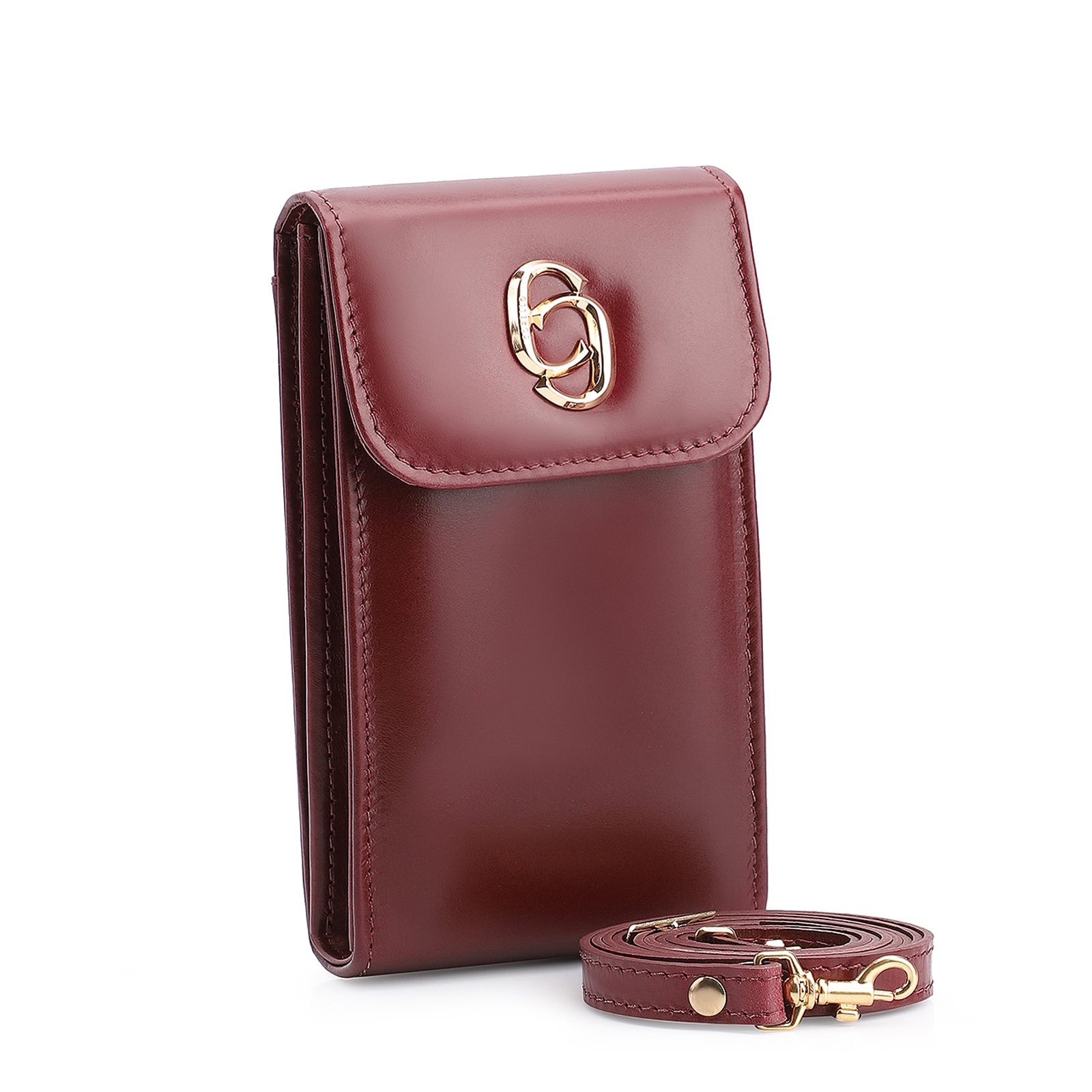Bolsa Couro Vinho