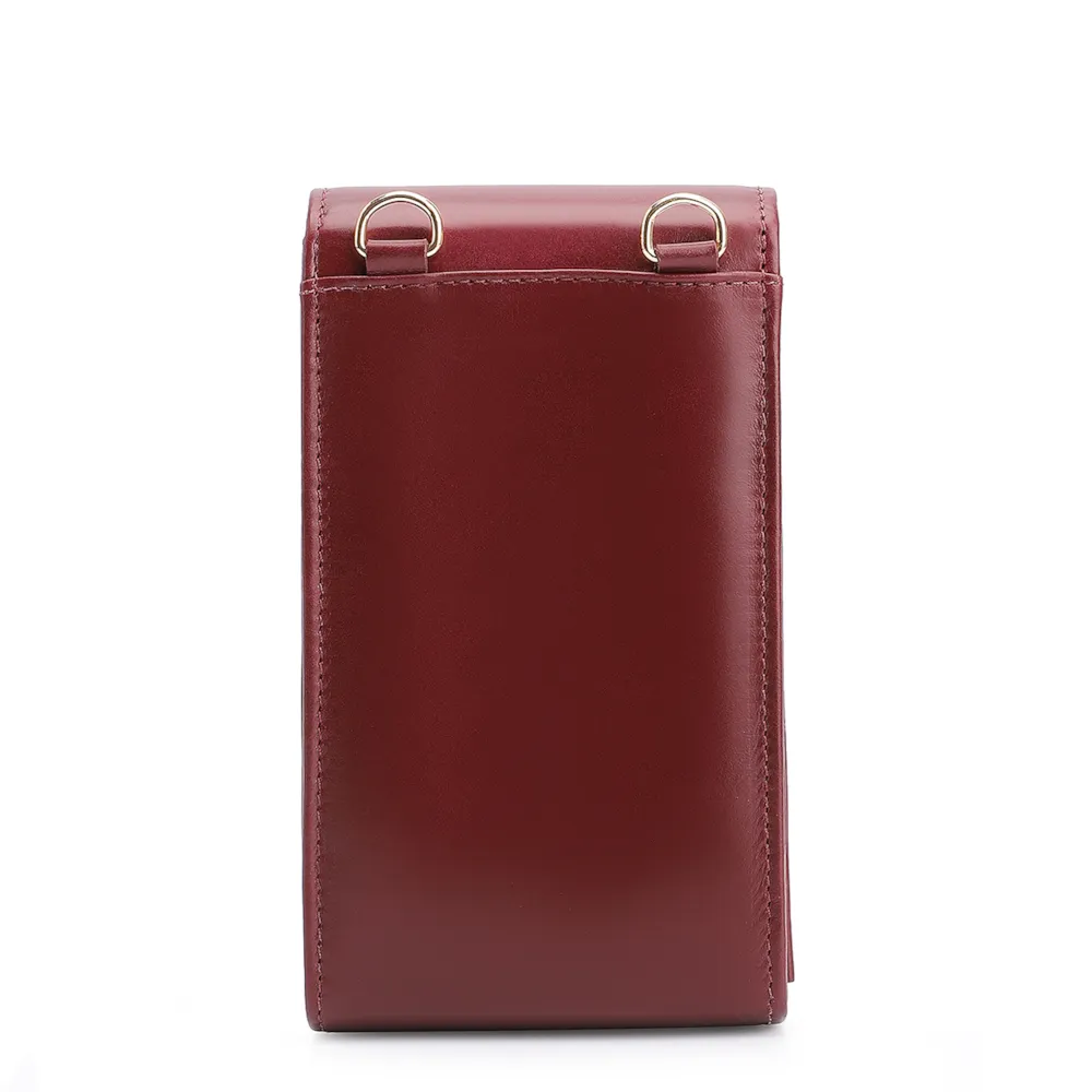 Bolsa Couro Vinho - imagem 3
