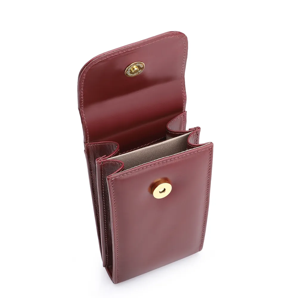 Bolsa Couro Vinho - imagem 4