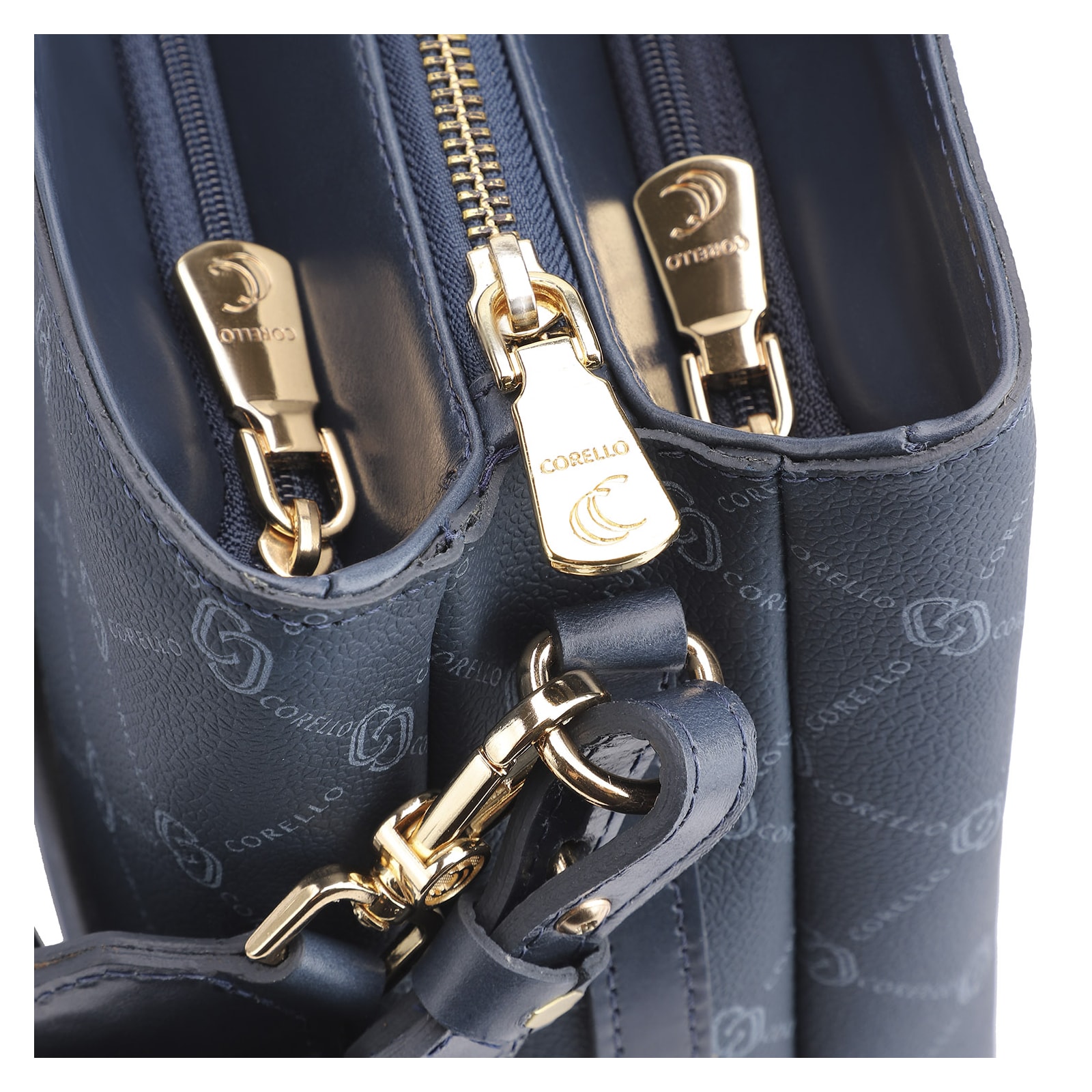 Bolsa De Mão Alt Monograma Azul