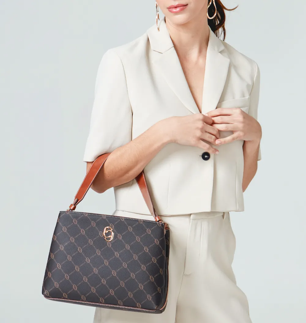 Bolsa De Mão Alt Monograma Marrom - imagem 2