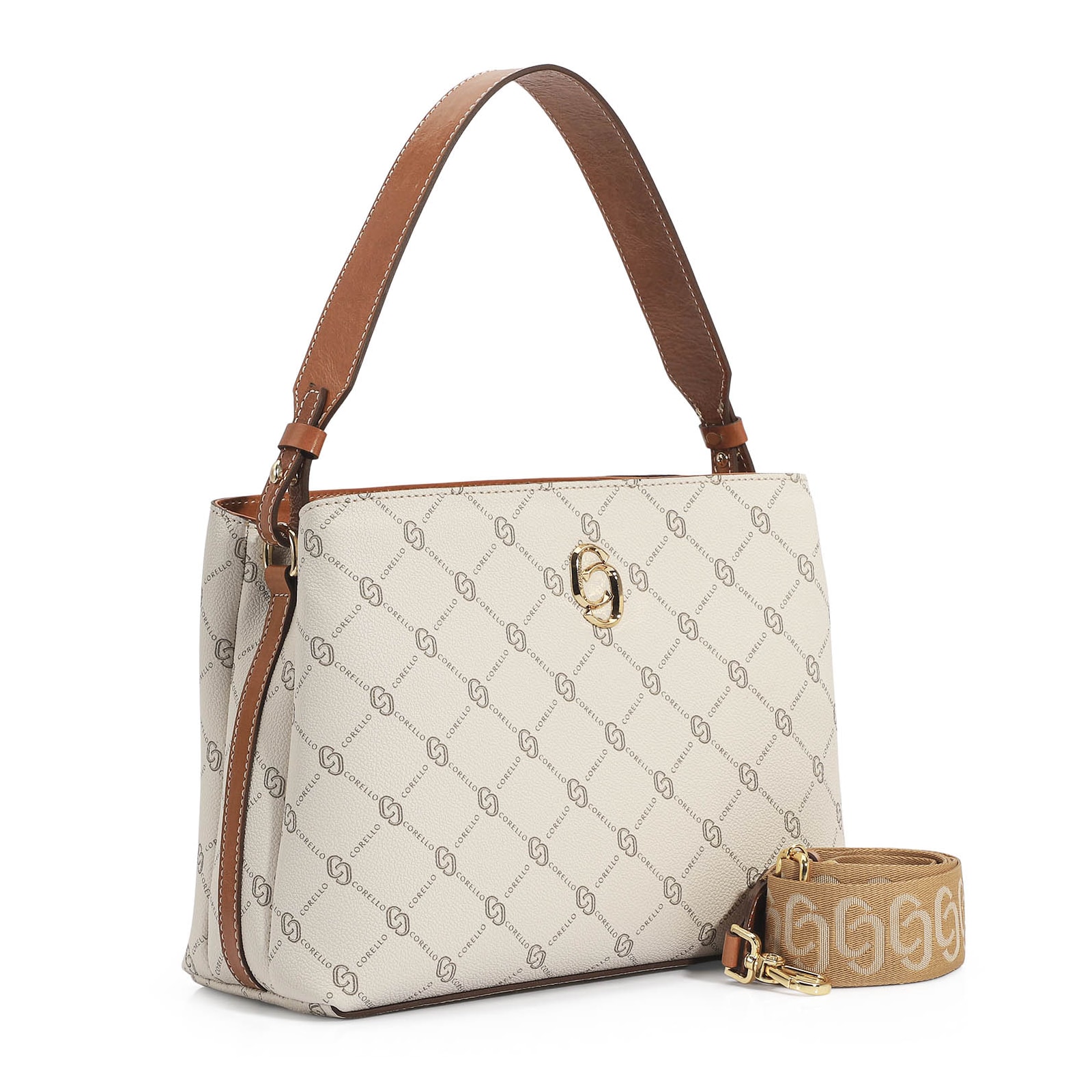 Bolsa De Mão Alt Monograma Off White