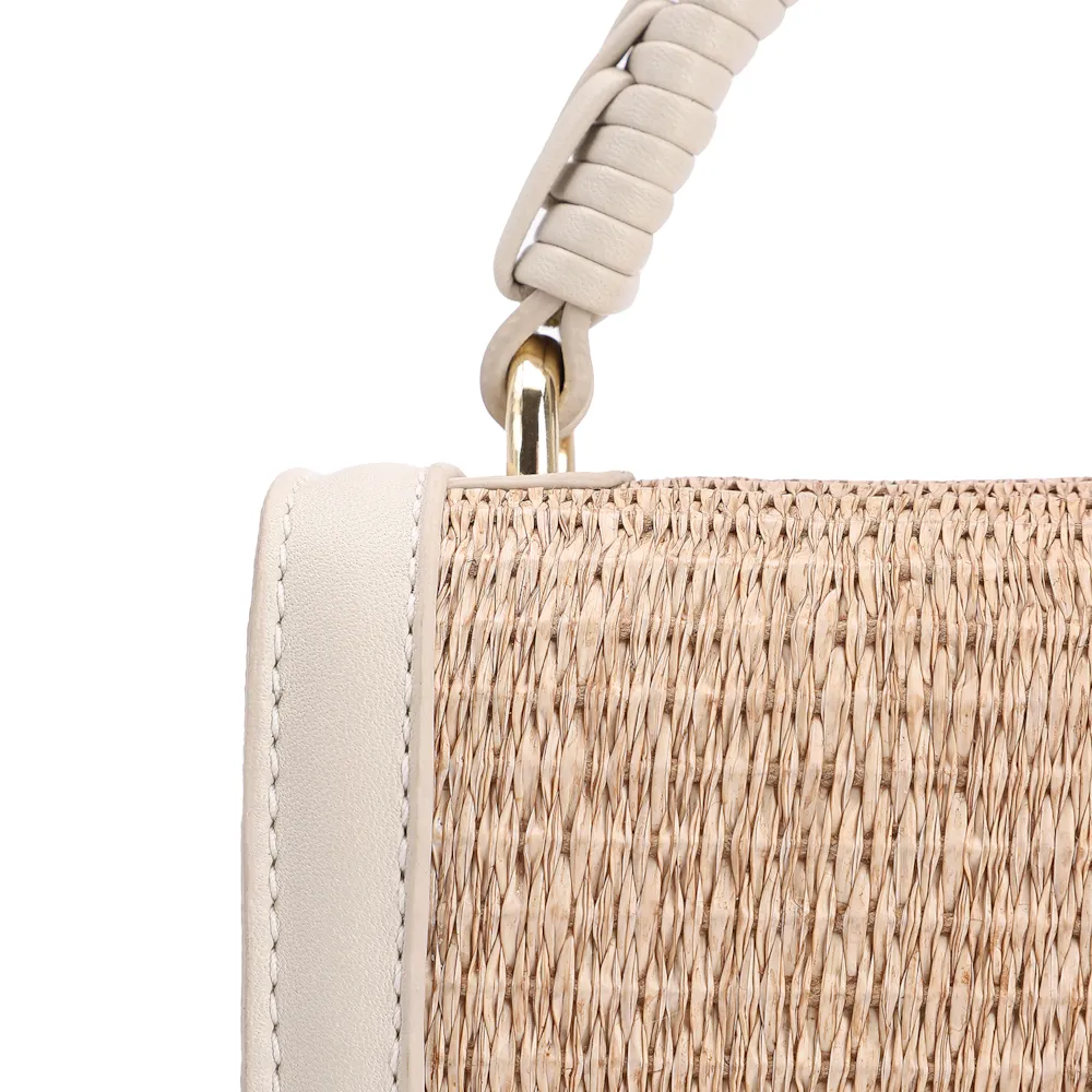 Bolsa De Mão Alt Off White/Ráfia - imagem 5