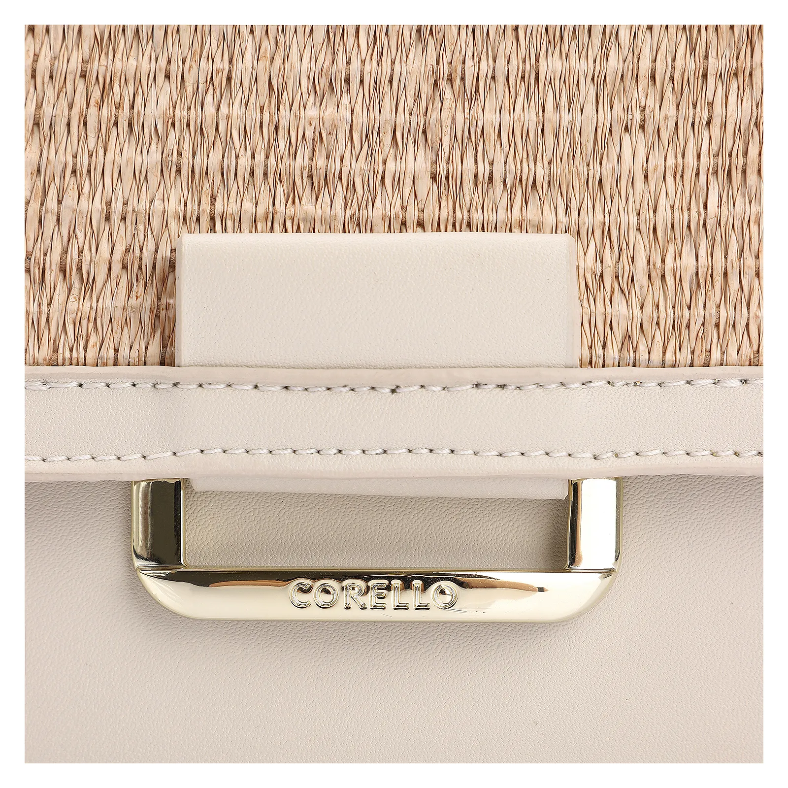 Bolsa De Mão Alt Off White/Ráfia